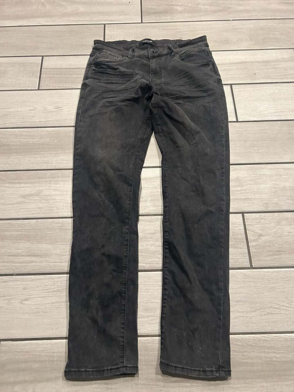 Kenneth Cole Athletic Fit Jeans Size 32x32 Black Denim